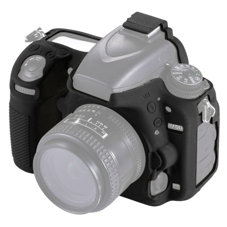 PULUZ Soft Silicone Protective Case for Nikon D750(Black) - free shipping - PMC TechLife - Order now!