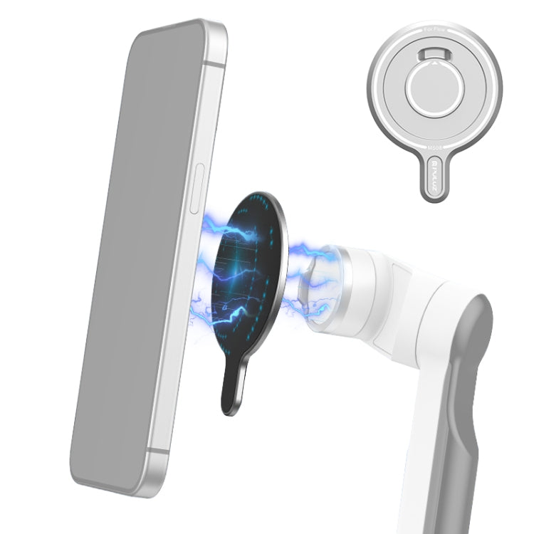 PULUZ For Insta360 FLow Gimbal Magnetic MagSafe Adapter Phone Holder (Silver) - free shipping - PMC TechLife - Order now!