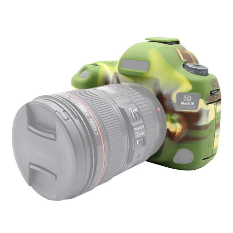 PULUZ Soft Silicone Protective Case for Canon EOS 5D Mark IV(Camouflage) - Protective Case by PULUZ | Online Shopping South Africa | PMC TechLife | Buy Now Pay Later Mobicred