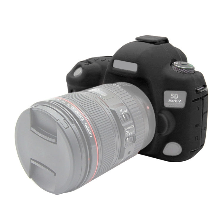 PULUZ Soft Silicone Protective Case for Canon EOS 5D Mark IV(Black) - free shipping - PMC TechLife - Order now!