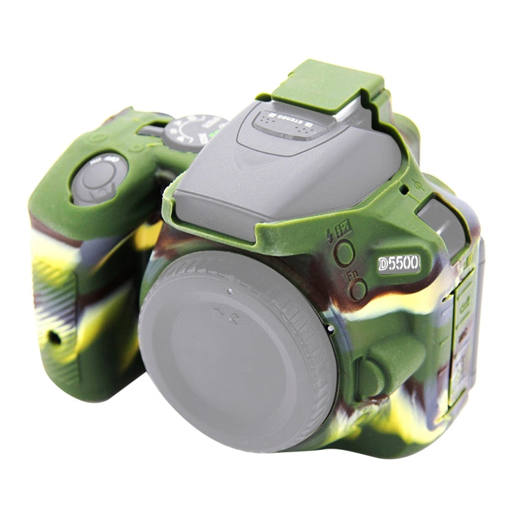 PULUZ Soft Silicone Protective Case for Nikon D5500 / D5600(Camouflage) - free shipping - PMC TechLife - Order now!