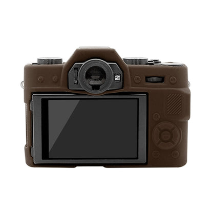 PULUZ Soft Silicone Protective Case for FUJIFILM XT10(Coffee) - Protective Case by PULUZ | Online Shopping South Africa | PMC Jewellery | Buy Now Pay Later Mobicred