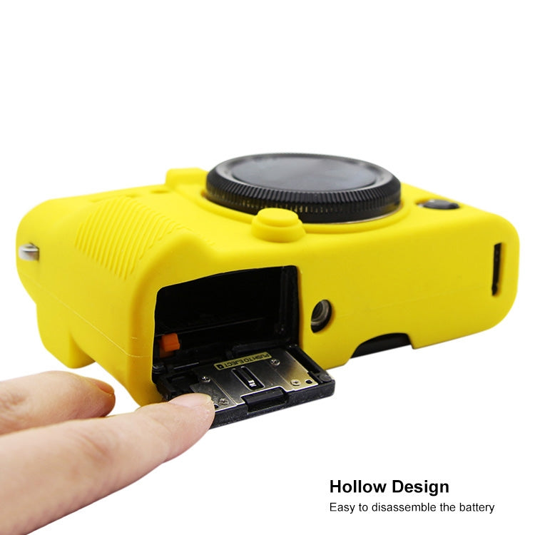 PULUZ Soft Silicone Protective Case for FUJIFILM XT10(Yellow) - Protective Case by PULUZ | Online Shopping South Africa | PMC Jewellery | Buy Now Pay Later Mobicred