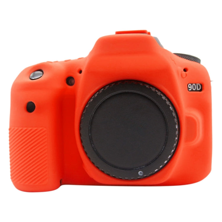 PULUZ Soft Silicone Protective Case for Canon EOS 90D(Red) - free shipping - PMC TechLife - Order now!