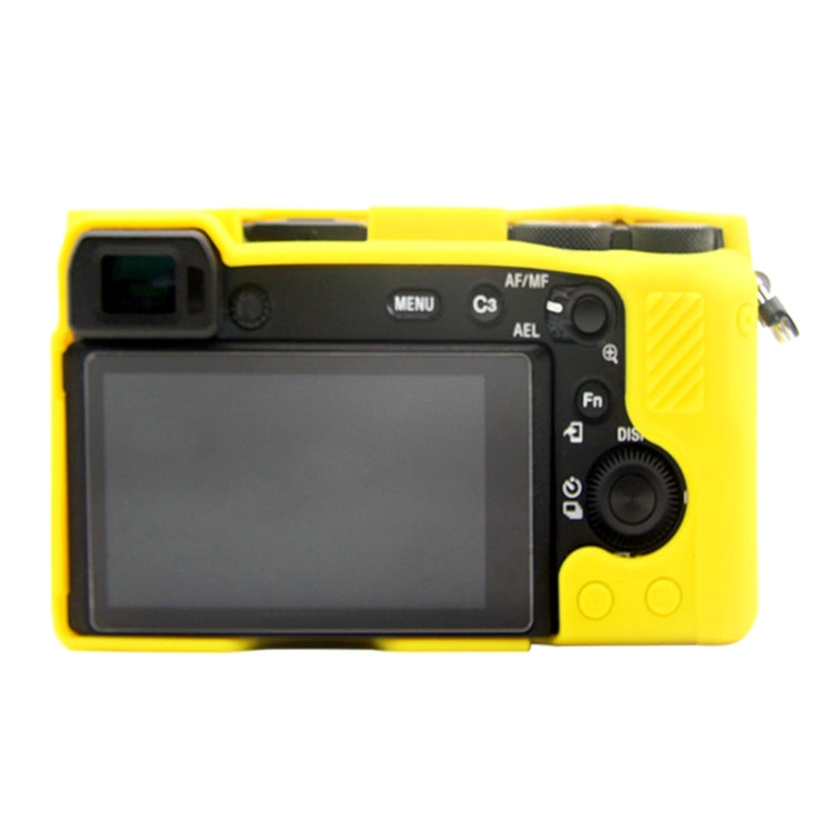 PULUZ Soft Silicone Protective Case for Sony A6600 / ILCE-6600(Yellow) - Protective Case by PULUZ | Online Shopping South Africa | PMC TechLife | Buy Now Pay Later Mobicred