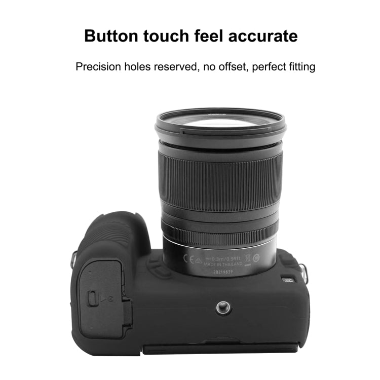 PULUZ Soft Silicone Protective Case for Nikon Z6 II(Black) - Protective Case by PULUZ | Online Shopping South Africa | PMC Jewellery | Buy Now Pay Later Mobicred