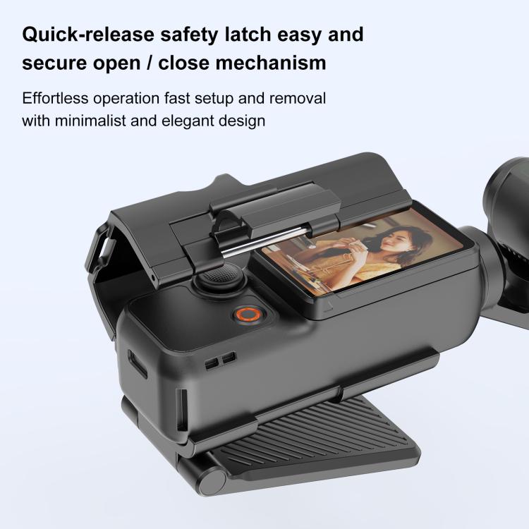 For DJI Osmo Pocket 3 PULUZ Folding Magnetic Mount Base Bracket (Black) - free shipping - PMC TechLife - Order now!