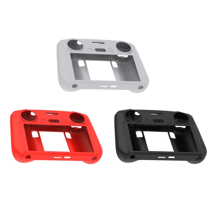For DJI Mini 4 Pro / Air 3 Remote Control / DJI RC 2 with Screen PULUZ Silicone Protective Case (Red) - Carry Cases & Bags by PULUZ | Online Shopping South Africa | PMC TechLife | Buy Now Pay Later Mobicred