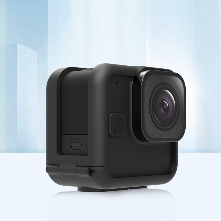 For GoPro Hero11 Black Mini PULUZ PC Plastic Border Frame with Buckle Basic Mount & Screw(Black) - Protective Frame by PULUZ | Online Shopping South Africa | PMC TechLife | Buy Now Pay Later Mobicred