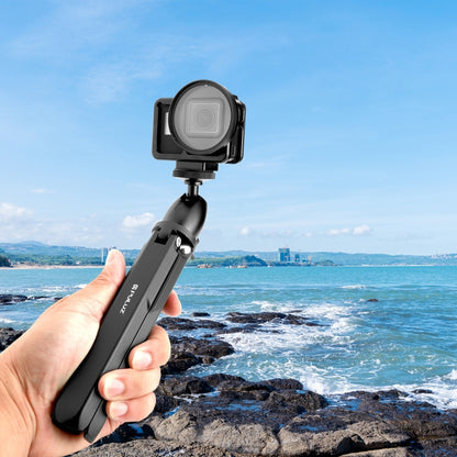 For DJI Osmo Pocket 3 / Insta360 X4 PULUZ Aluminum Alloy Metal Tripod (Black) - Mount & Holder by PULUZ | Online Shopping South Africa | PMC Jewellery | Buy Now Pay Later Mobicred