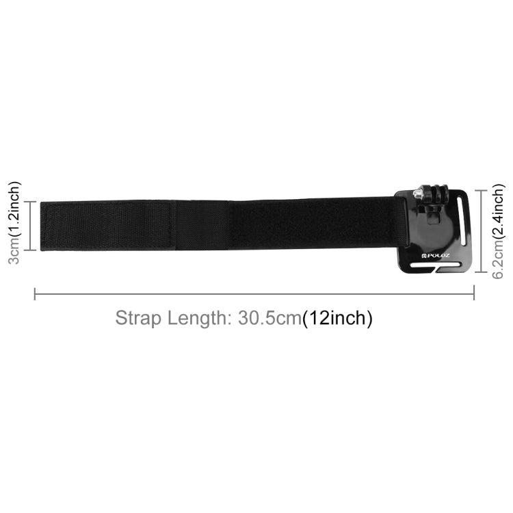 PULUZ Adjustable Wrist Strap Mount for GoPro Hero12 Black / Hero11 /10 /9 /8 /7 /6 /5, Insta360 Ace / Ace Pro, DJI Osmo Action 4 and Other Action Cameras, Strap Length: 28.5cm - Wrist Strap by PULUZ | Online Shopping South Africa | PMC Jewellery | Buy Now Pay Later Mobicred