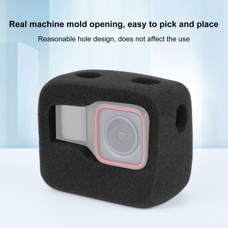 For Insta360 Ace Pro / Ace PULUZ High Density Foam Windshield (Black) - Case & Bags by PULUZ | Online Shopping South Africa | PMC TechLife | Buy Now Pay Later Mobicred