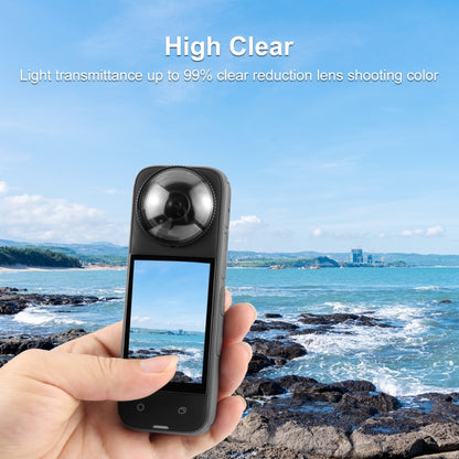 For Insta360 X4 PULUZ Rotation Optical Glass Lens Guard  Protective Cover (Transparent) - Len Accessories by PULUZ | Online Shopping South Africa | PMC Jewellery | Buy Now Pay Later Mobicred