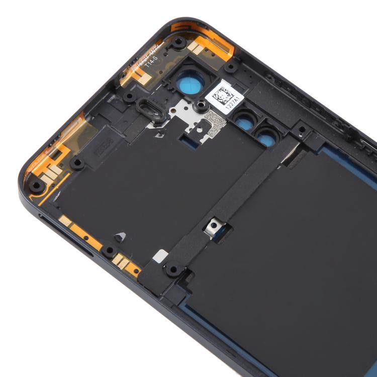 For ZTE Axon 40 Lite Plastic Battery Back Cover with Middle Frame / Camera Lens Cover(Black) - free shipping - PMC TechLife - Order now!