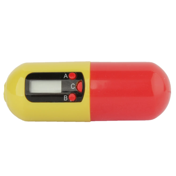 Portable Timer Pill Medicine Reminder Drug Box Keychain(Red) - Pill Boxes by PMC TechLife | Online Shopping South Africa | PMC TechLife