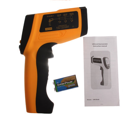 Infrared Thermometer, Temperature Range: -18 - 1350 Degrees Celsius(Orange) - Digital Thermometer by PMC Jewellery | Online Shopping South Africa | PMC Jewellery | Buy Now Pay Later Mobicred