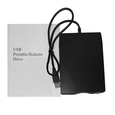 USB Portable Diskette Drive, USB External Floppy Drive(Black) - Rewritable Drive by PMC Jewellery | Online Shopping South Africa | PMC Jewellery