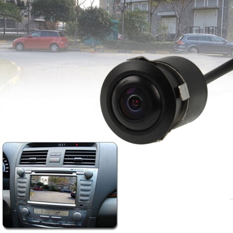 2.4G DVD Wireless Car Rearview Reversing Parking Backup Color Camera, Wide viewing angle: 120 Degrees(WX1637BS)(Black) - Rear View Cameras by PMC Jewellery | Online Shopping South Africa | PMC Jewellery | Buy Now Pay Later Mobicred