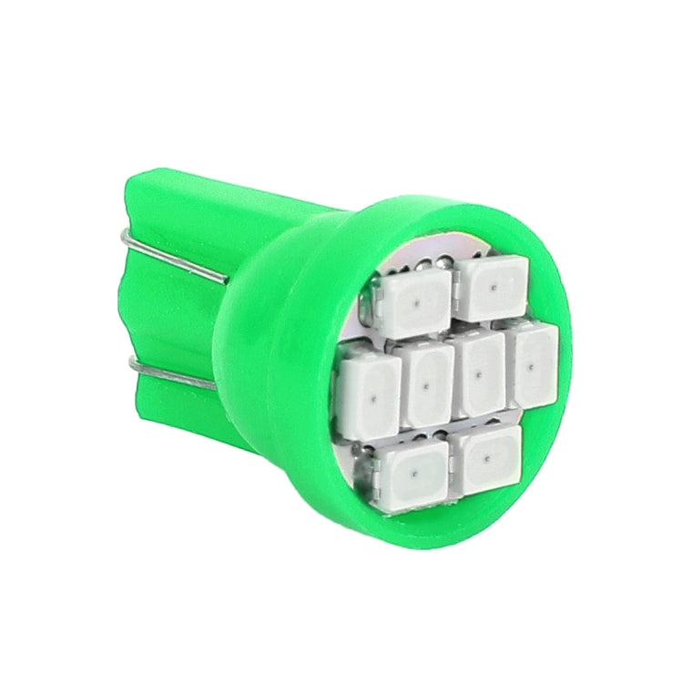 10 PCS T10 8 LED Car Signal Light Bulb(Green Light) - Clearance Lights by PMC Jewellery | Online Shopping South Africa | PMC Jewellery | Buy Now Pay Later Mobicred