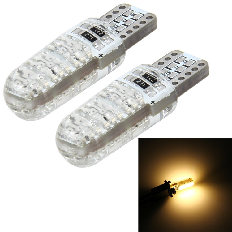 10 PCS T10 3W 300LM Silicone 6 LED SMD 5050 Car Clearance Lights Lamp, DC 12V - Clearance Lights by PMC Jewellery | Online Shopping South Africa | PMC Jewellery | Buy Now Pay Later Mobicred