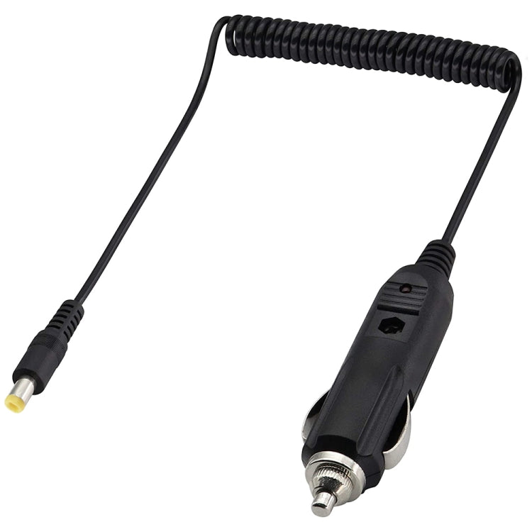 2A Car 4.0 x 1.7mm Power Supply Adapter Plug Coiled Cable Car Charger, Length: 40-140cm - Universal Power Adapter by PMC Jewellery | Online Shopping South Africa | PMC Jewellery | Buy Now Pay Later Mobicred
