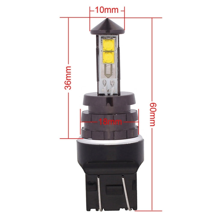 T20 7443 20W 800LM White Light 4 CREE XT-E LED Car Brake Light Daytime Running Light Bulb, DC 12-24V - Brake Lights by PMC Jewellery | Online Shopping South Africa | PMC Jewellery | Buy Now Pay Later Mobicred