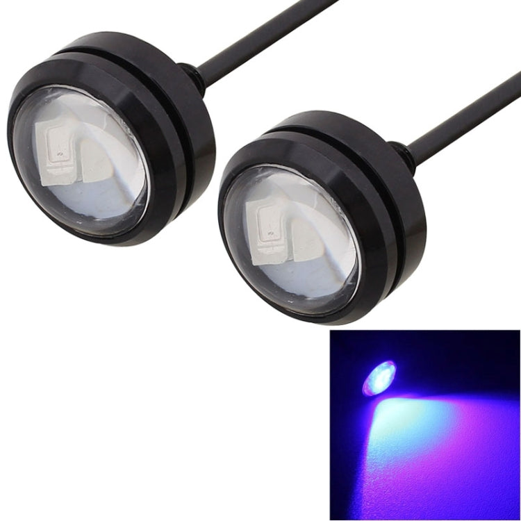 2 PCS 22.5mm 1.5W 150LM Blue Light 3 LED SMD 5630 Spotlight Eagle Eye Light Daytime Running Light for Vehicles - Eagle Eye Lamps by PMC Jewellery | Online Shopping South Africa | PMC Jewellery | Buy Now Pay Later Mobicred