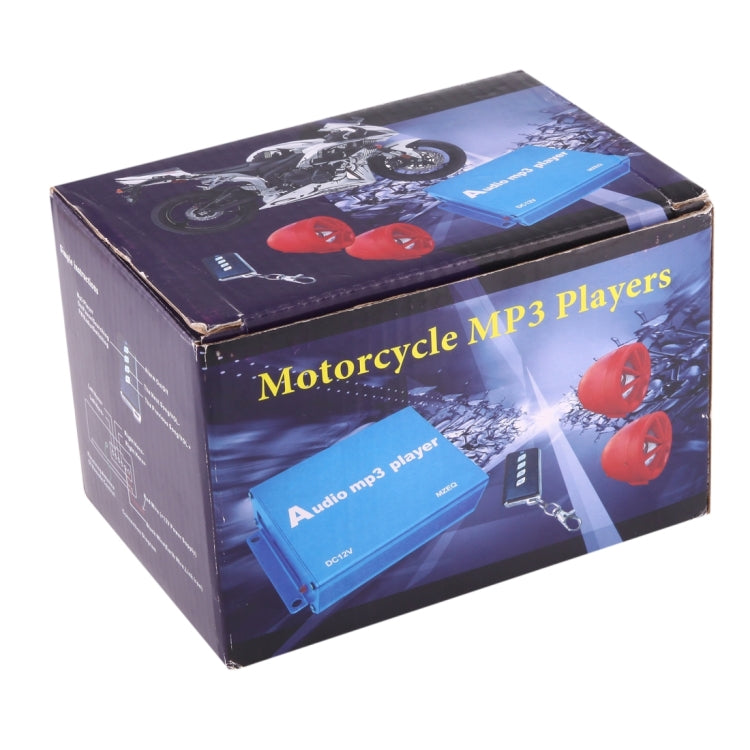 Motorcycle Anti-theft Digital MP3 with 2.5 inch Speaker, FM Radio & Remote Control, Support SD Card & USB Flash Disk(Black) - Theft Protection by PMC Jewellery | Online Shopping South Africa | PMC Jewellery | Buy Now Pay Later Mobicred