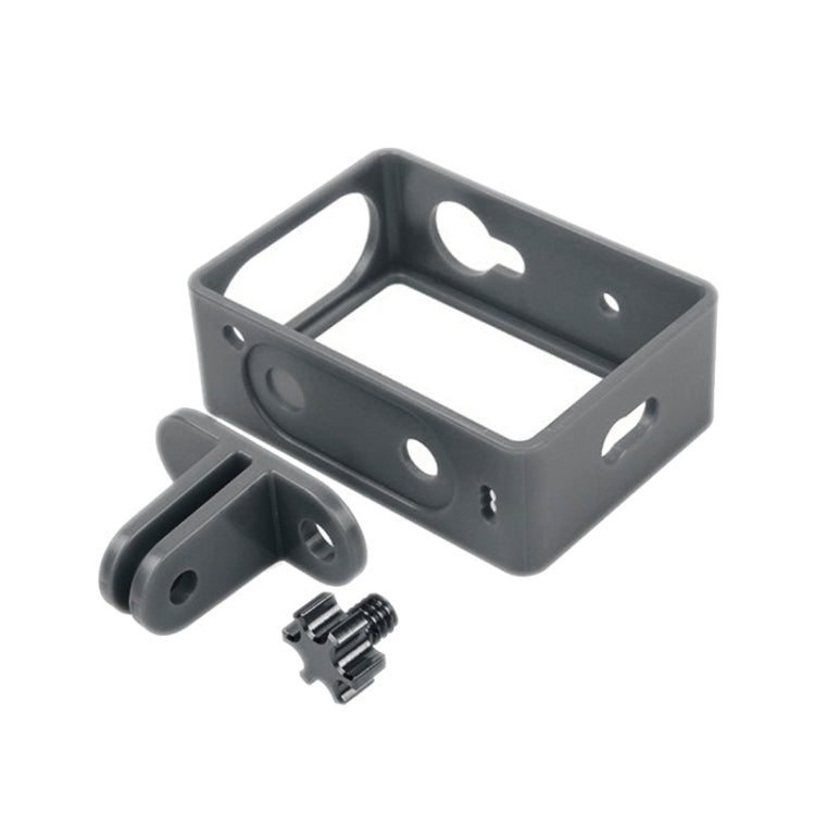 TMC Plastic Frame Mount Housing For Xiaomi Yi Sport Camera(HR319-GY)(Grey) - Protective Frame by TMC | Online Shopping South Africa | PMC Jewellery | Buy Now Pay Later Mobicred