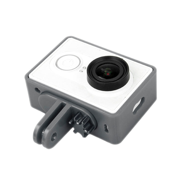 TMC Plastic Frame Mount Housing For Xiaomi Yi Sport Camera(HR319-GY)(Grey) - Protective Frame by TMC | Online Shopping South Africa | PMC Jewellery | Buy Now Pay Later Mobicred