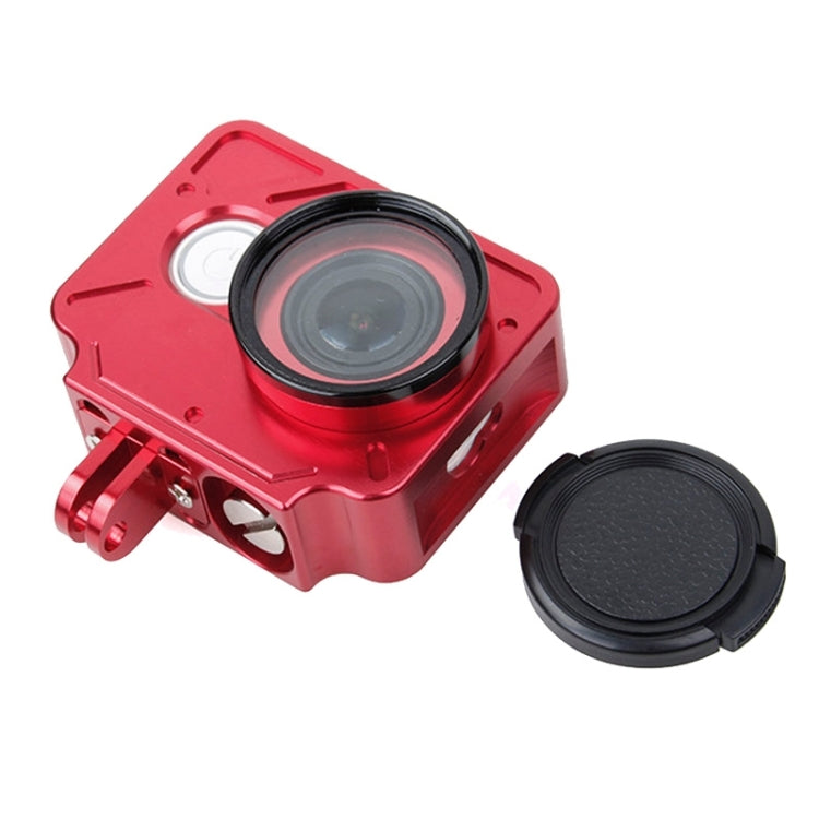 TMC HR327 CNC Aluminum Alloy Protective Case for Xiaomi Yi Action Camera(Red) - Metal Cases by TMC | Online Shopping South Africa | PMC Jewellery | Buy Now Pay Later Mobicred