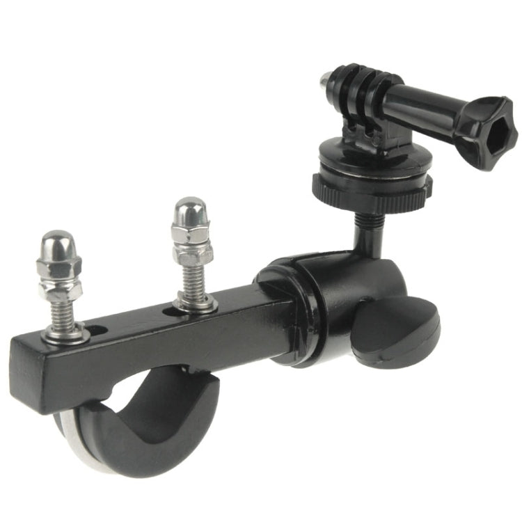 Handlebar Seatpost Big Pole Mount Bike Moto Bicycle Clamp with Tripod Mount Adapter & Screw for GoPro Hero12 Black / Hero11 /10 /9 /8 /7 /6 /5, Insta360 Ace / Ace Pro, DJI Osmo Action 4 and Other Action Cameras - Bicycle Handlebar Mount by PMC Jewellery | Online Shopping South Africa | PMC Jewellery | Buy Now Pay Later Mobicred
