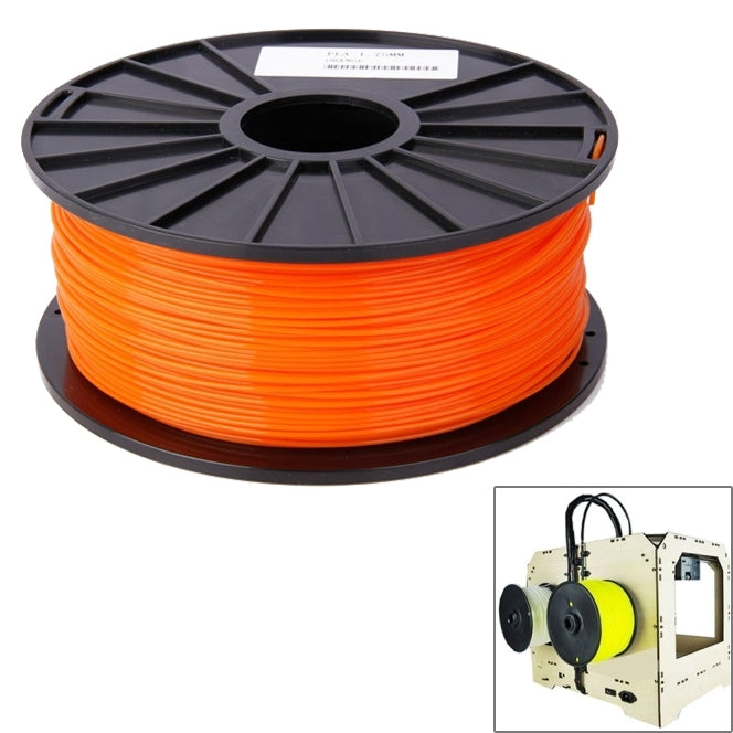 ABS 1.75 mm Color Series 3D Printer Filaments, about 395m(Orange) - Consumables by PMC Jewellery | Online Shopping South Africa | PMC Jewellery | Buy Now Pay Later Mobicred