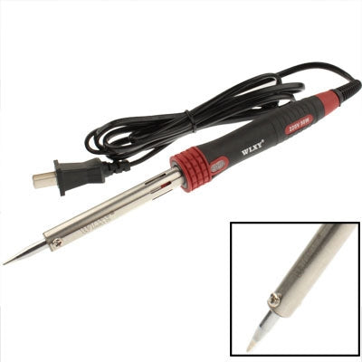 WLXY 220V 80W Comfortable Rubber Handle Welding Manual Electric Iron Tool - free shipping - PMC TechLife - Order now!