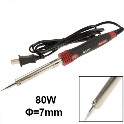 WLXY 220V 80W Comfortable Rubber Handle Welding Manual Electric Iron Tool - free shipping - PMC TechLife - Order now!