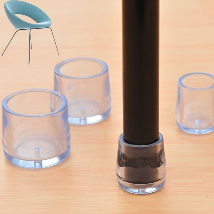 4 PCS Pipe Shaped Chair Cap, Internal Diameter: 21mm - Crash Pads by PMC TechLife | Online Shopping South Africa | PMC TechLife | Buy Now Pay Later Mobicred