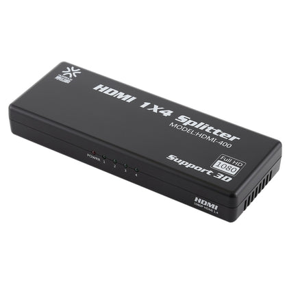 HDMI-400 V1.4 1080P Full HD 1 x 4 HDMI Amplifier Splitter, Support 3D - Splitter by PMC Jewellery | Online Shopping South Africa | PMC Jewellery | Buy Now Pay Later Mobicred