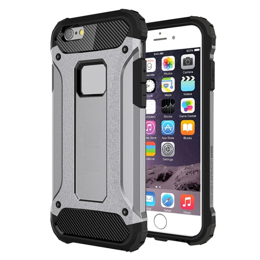 For iPhone 6 Plus & 6s Plus Tough Armor TPU + PC Combination Case(Grey) - More iPhone Cases by PMC Jewellery | Online Shopping South Africa | PMC Jewellery | Buy Now Pay Later Mobicred