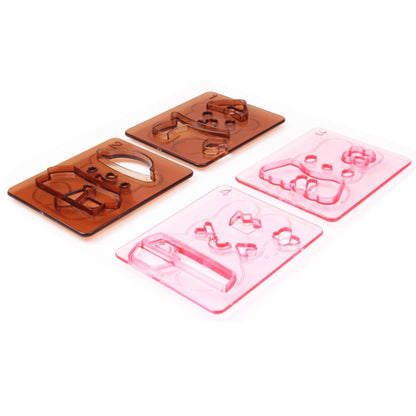 Cute Rabbit & Bear Style DIY Bento Meal Molds Set - Food Molds by PMC Jewellery | Online Shopping South Africa | PMC Jewellery | Buy Now Pay Later Mobicred