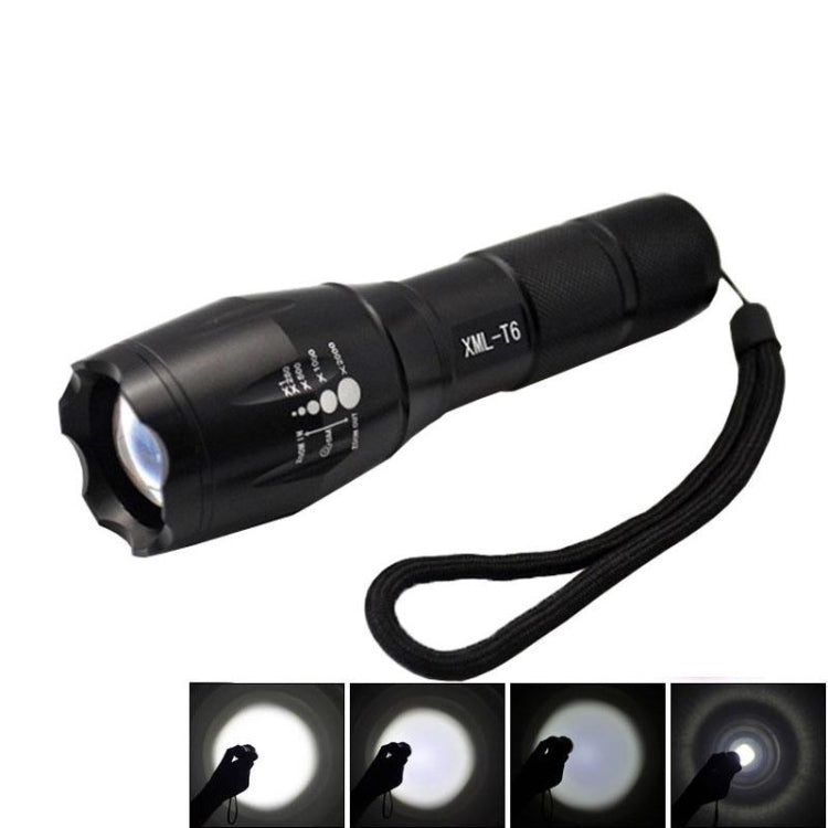 LT-XD 1 x XML-T6 White Light LED Flashlight , 1800 LM 5-Modes(Black) - LED Flashlight by PMC Jewellery | Online Shopping South Africa | PMC Jewellery | Buy Now Pay Later Mobicred