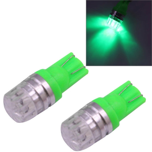 2 PCS T10 1.5W 60LM 1 LED Green COB LED Brake Light for Vehicles, DC12V(Green) - Instrument Lights by PMC Jewellery | Online Shopping South Africa | PMC Jewellery | Buy Now Pay Later Mobicred