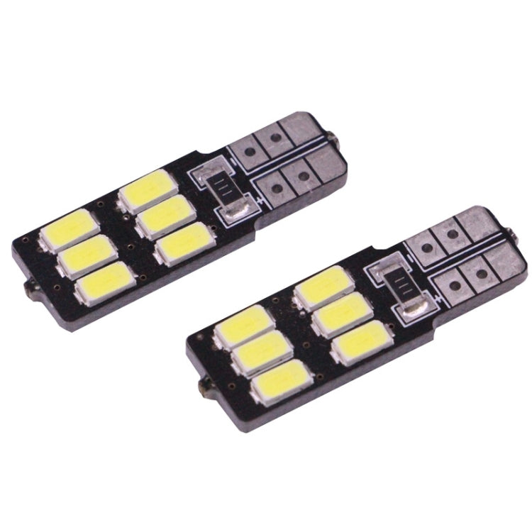 2 PCS T10 2.5W 100LM White Light 6 LED 5730 SMD CANBUS Car Signal Light Bulb - Clearance Lights by PMC Jewellery | Online Shopping South Africa | PMC Jewellery | Buy Now Pay Later Mobicred