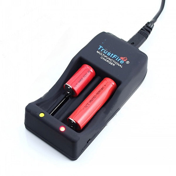 TR-006 Multi-function Battery Charger for 16340 / 18650 / 25500 / 26650 / 26700(Black) - Charger & Converter by PMC Jewellery | Online Shopping South Africa | PMC Jewellery | Buy Now Pay Later Mobicred