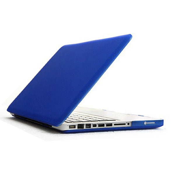 ENKAY for MacBook Pro 15.4 inch (US Version) / A1286 4 in 1 Frosted Hard Shell Plastic Protective Case with Screen Protector & Keyboard Guard & Anti-dust Plugs(Dark Blue) - MacBook Pro Cases by ENKAY | Online Shopping South Africa | PMC Jewellery | Buy Now Pay Later Mobicred