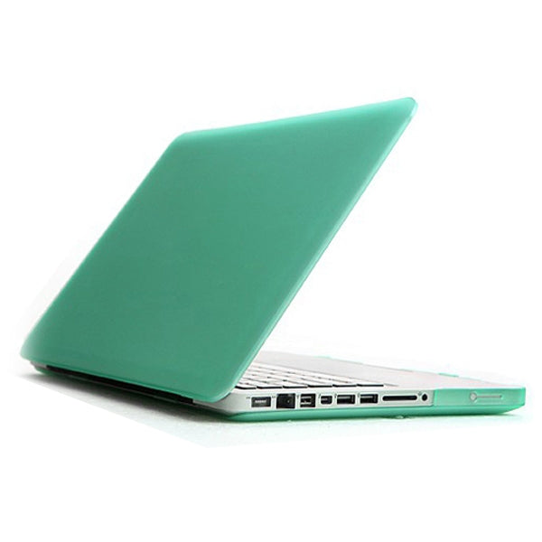 ENKAY for MacBook Pro 15.4 inch (US Version) / A1286 4 in 1 Frosted Hard Shell Plastic Protective Case with Screen Protector & Keyboard Guard & Anti-dust Plugs(Green) - MacBook Pro Cases by ENKAY | Online Shopping South Africa | PMC Jewellery | Buy Now Pay Later Mobicred