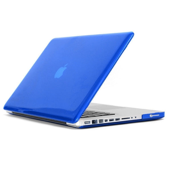 ENKAY for MacBook Pro 15.4 inch (US Version) / A1286 4 in 1 Crystal Hard Shell Plastic Protective Case with Screen Protector & Keyboard Guard & Anti-dust Plugs(Dark Blue) - MacBook Pro Cases by ENKAY | Online Shopping South Africa | PMC Jewellery | Buy Now Pay Later Mobicred