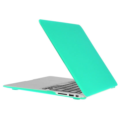 ENKAY for Macbook Air 13.3 inch (US Version) / A1369 / A1466 Hat-Prince 3 in 1 Frosted Hard Shell Plastic Protective Case with Keyboard Guard & Port Dust Plug(Green) - MacBook Air Cases by ENKAY | Online Shopping South Africa | PMC Jewellery | Buy Now Pay Later Mobicred