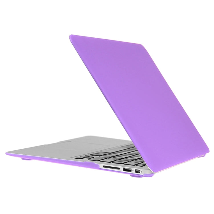 ENKAY for Macbook Air 13.3 inch (US Version) / A1369 / A1466 Hat-Prince 3 in 1 Frosted Hard Shell Plastic Protective Case with Keyboard Guard & Port Dust Plug(Purple) - MacBook Air Cases by ENKAY | Online Shopping South Africa | PMC Jewellery | Buy Now Pay Later Mobicred