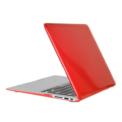 ENKAY for Macbook Air 11.6 inch (US Version) / A1370 / A1465 Hat-Prince 3 in 1 Crystal Hard Shell Plastic Protective Case with Keyboard Guard & Port Dust Plug(Red) - MacBook Air Cases by ENKAY | Online Shopping South Africa | PMC Jewellery | Buy Now Pay Later Mobicred