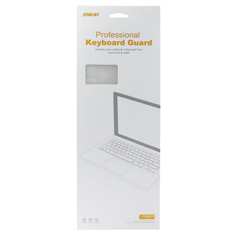 ENKAY for Macbook Pro Retina 13.3 inch (US Version) / A1425 / A1502 Hat-Prince 3 in 1 Crystal Hard Shell Plastic Protective Case with Keyboard Guard & Port Dust Plug(White) - MacBook Pro Cases by ENKAY | Online Shopping South Africa | PMC Jewellery | Buy Now Pay Later Mobicred